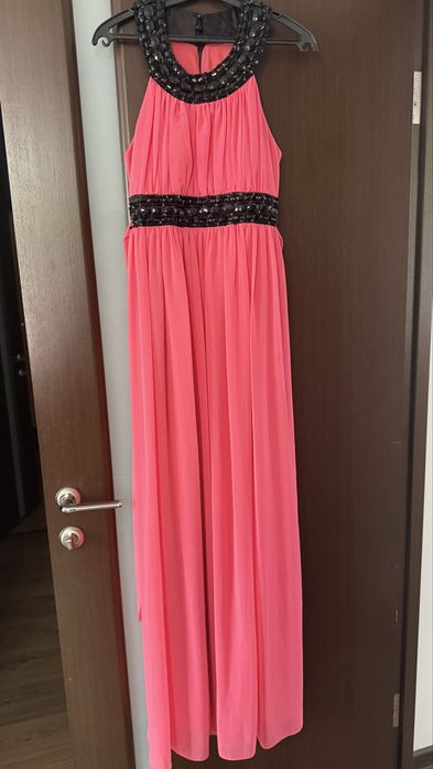 Платье вечернее розовое