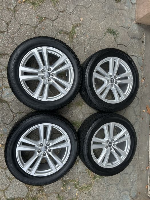 Jante aliaj 5x112mm, anvelope iarna 255/50 R20, Audi Q5, Q7, Q8, Mercedes, Seat, Skoda, VW, BMW