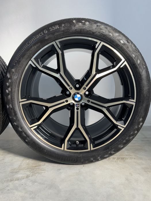 Jante Bmw X5 X6 R21 G05 G06 M741 Originale Gold Continental vara 2023