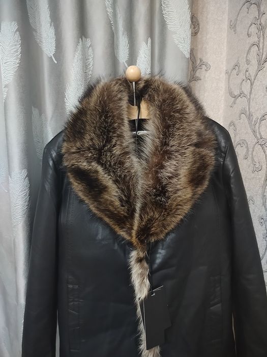 Мужская дублёнка с мехом