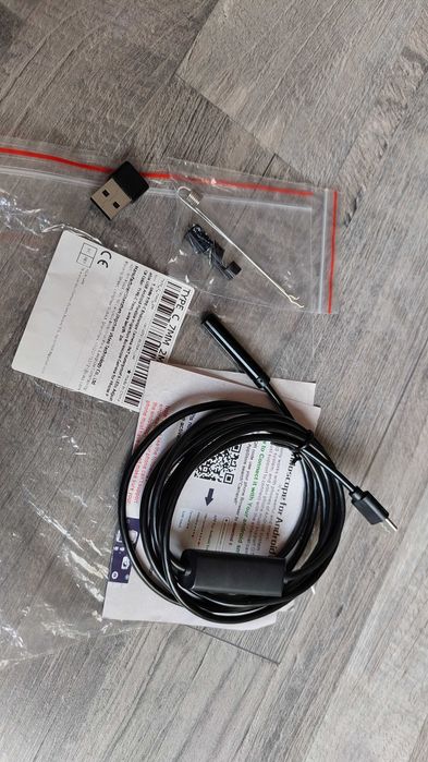 Ендоскопска камера IP67, инспекционна, дължина 2м, Android USB-C