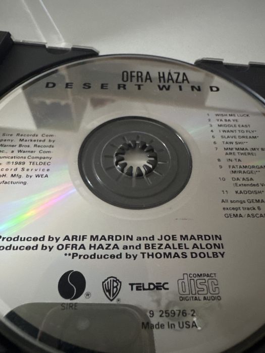 CD audio WB made in USA - Ofra Haza
