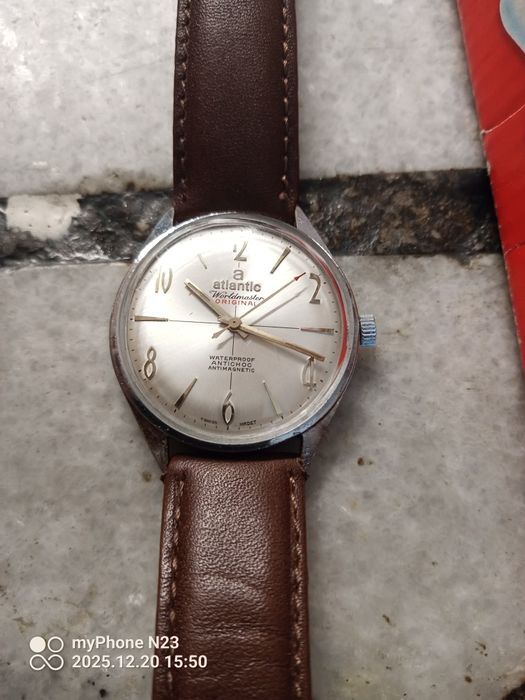 Атлантик Atlantic worldmaster original 17jewelss