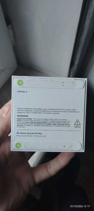 Apple AirPods 4 (USB-C) – Original, yangi