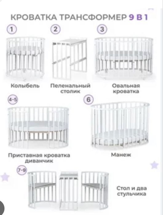 Детская кровать-трансформер