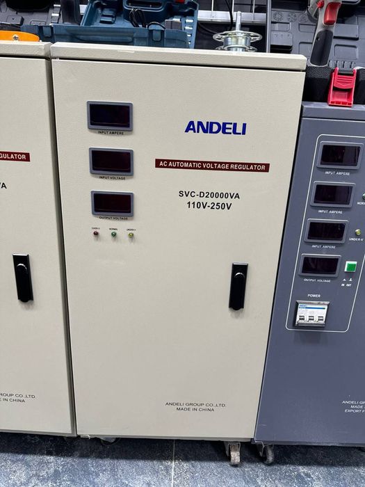 Стабилизатор напряжения Andeli Stabilizator 

Мощность: 20000 VA