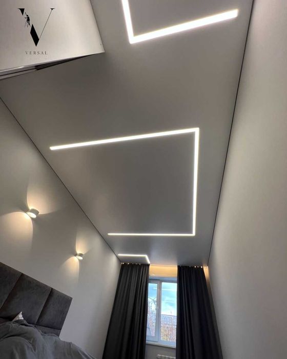 Натяжные потолки любой сложности! Гарантия на все работы