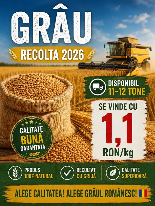 Grau recolta 2026