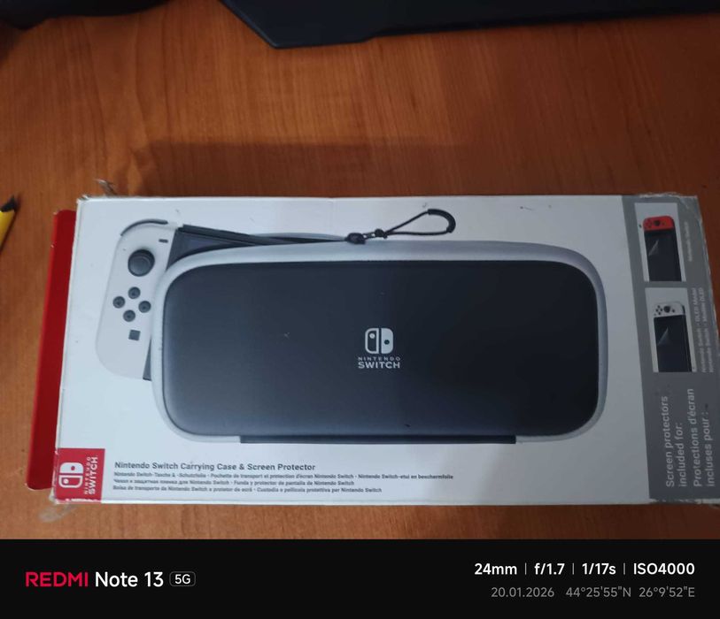 Nintendo Switch Lite Blue+case si screen protector