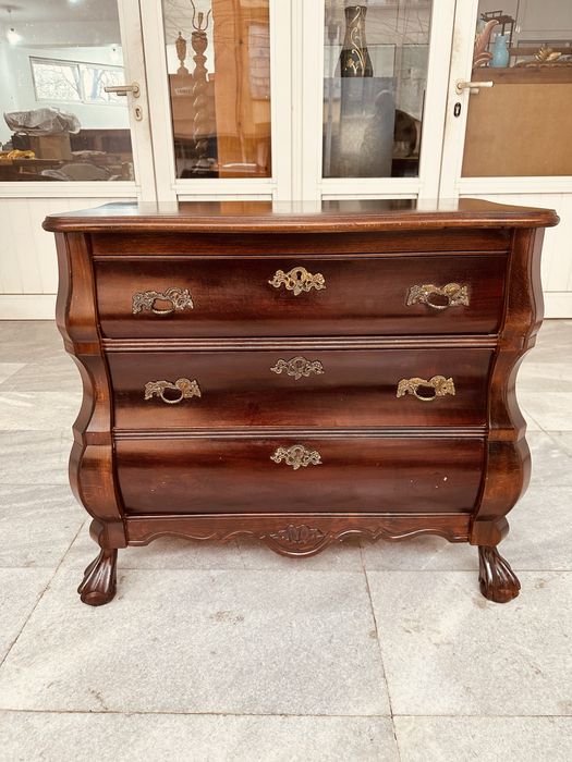 Винтидж шведски скрин с 3 чекмеджета | 1930–1950 г.