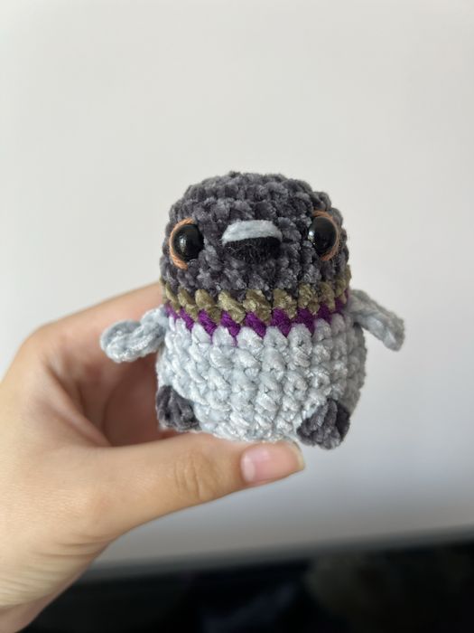 Puiut de porumbel crosetat manual amigurumi - cadou handmade