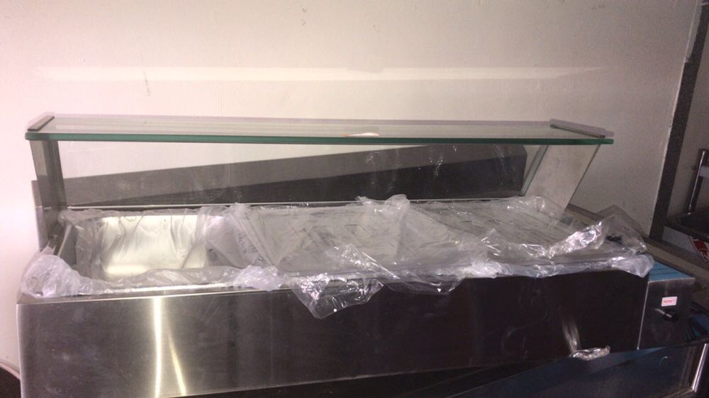 Vitrina calda bain marin