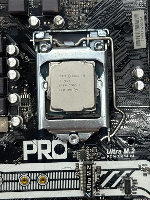 I5 7600 + 8gb DDR4 комплект