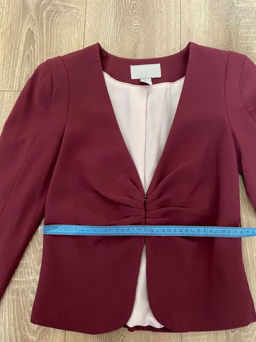 Sacou Blazer H&M grena burgundy 34 XS