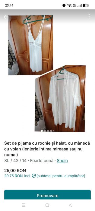 Pijama dama mărime XL