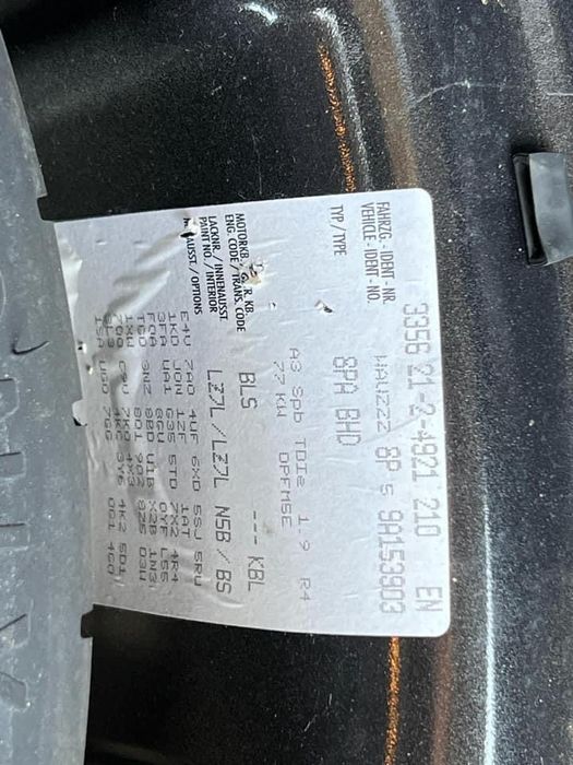 Aripi audi a3, stanga, dreapta fata