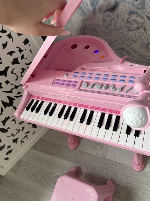 Пианино детское с микрофоном