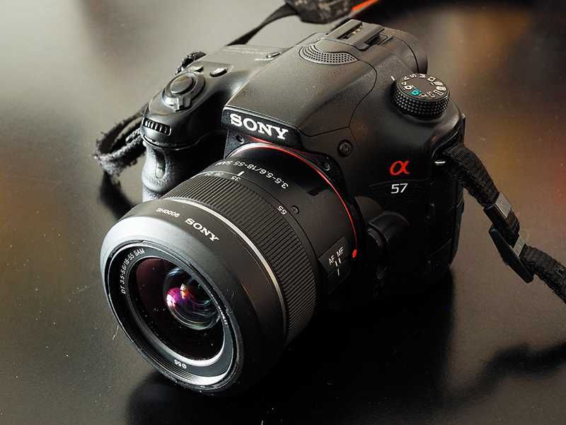 Camera foto DSLR - Sony A57 + Sigma DG Macro 70-300