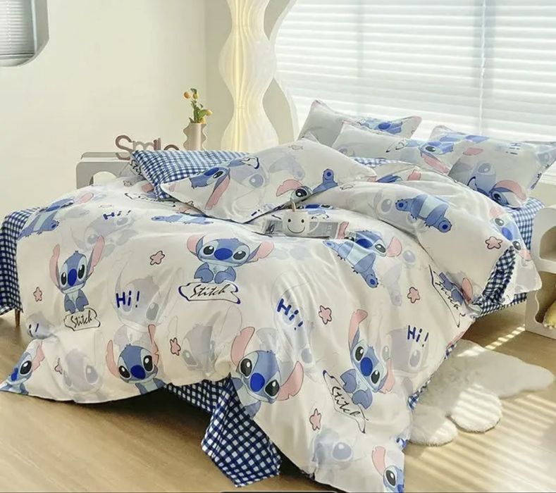Спално бельо от 4 части Stitch Disney