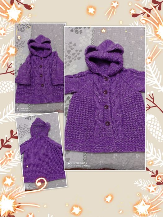 Новое пальто ручная работа на 2-3 года