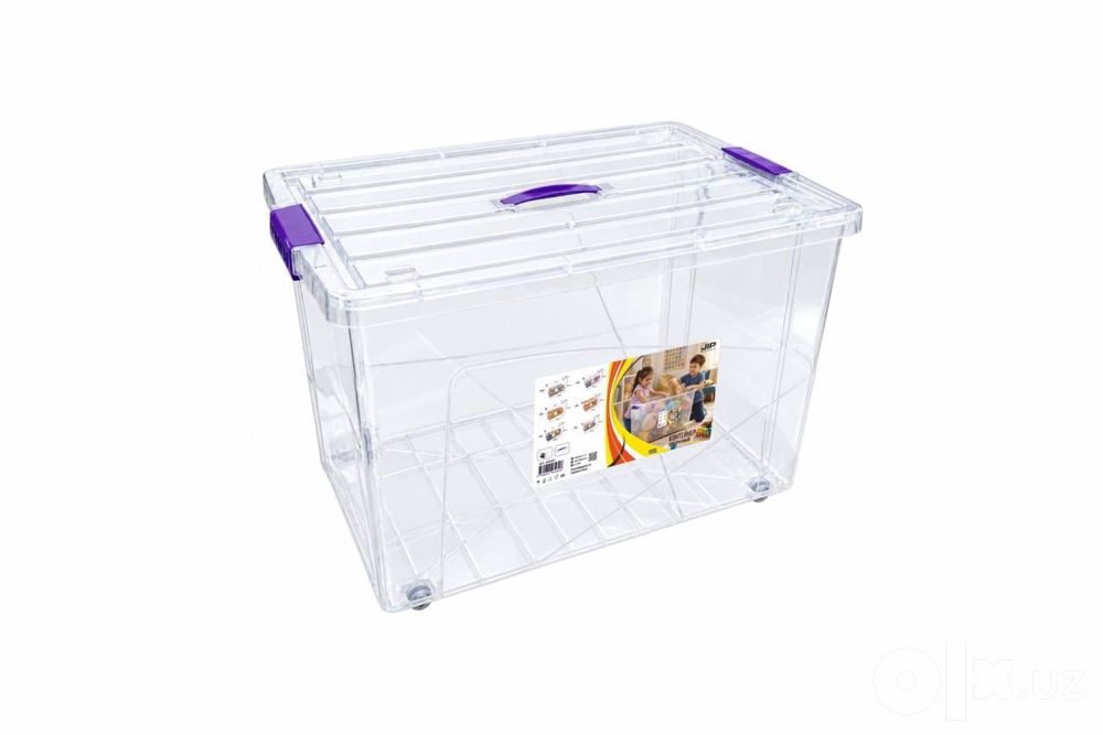 Plastmassa shaffof konteynerlar