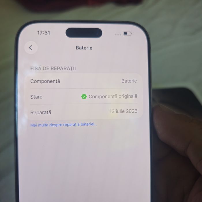 Vand iPhone 16 pro max 256gb desert titanium fullbox garantie