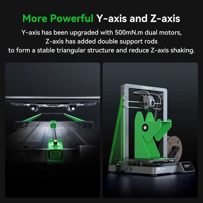 3D Printer Ender3 V3 Plus 30*30*33 sm (1 yil Кafolat, Bepul o‘qitish)