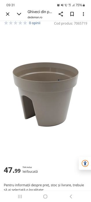 Ghivece flori balustrada