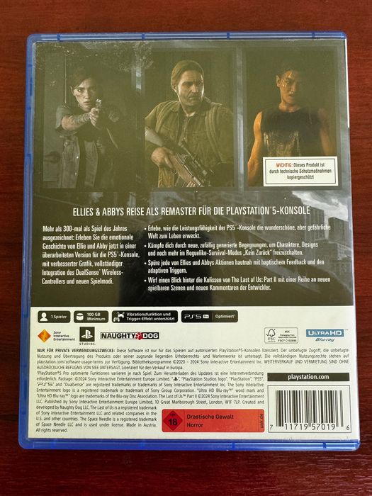 The Last of Us Part II Remastered PS5