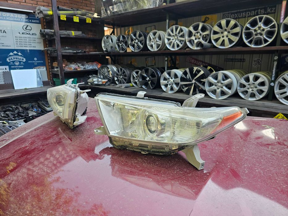 Highlander 2012 передняя оптика