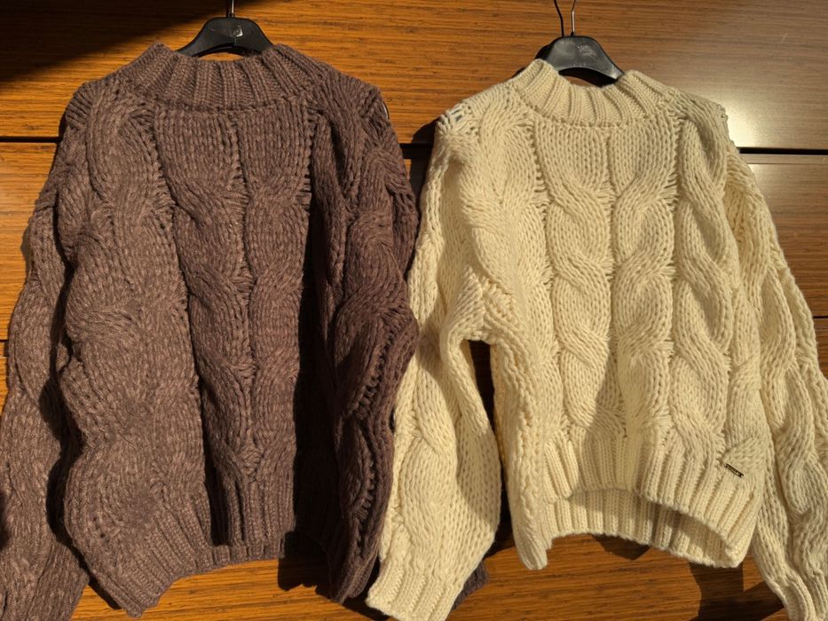Уникален дебел пуловер