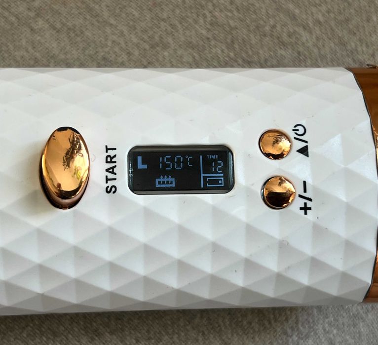 Ondulator automat par HG-007 fara fir cu display stare ca nou