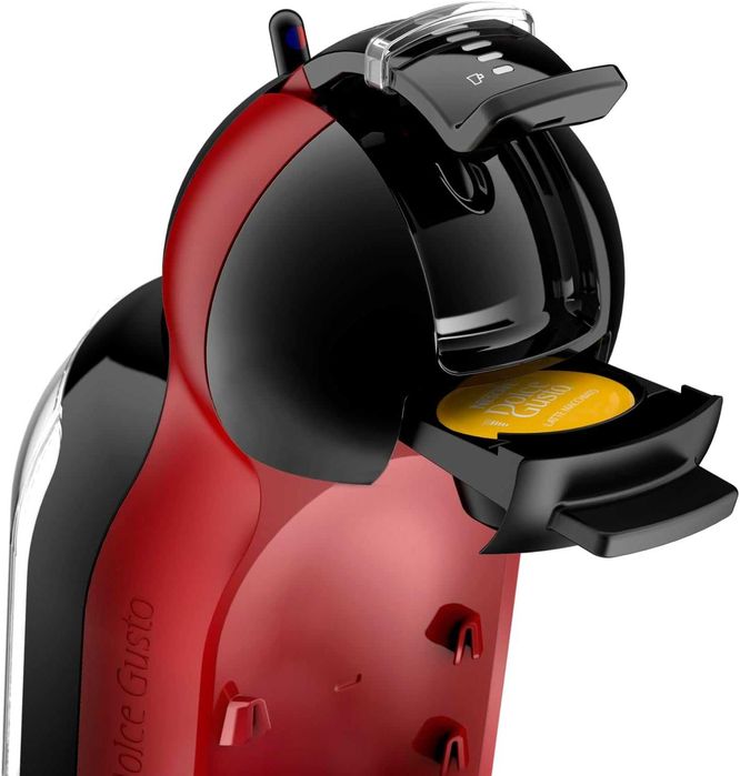 ПРОМО Нова 2г Гаранция Кафемашина с Капсули Krups NESCAFE Dolce Gusto Mini Me Cherry Red KP123B, Червена