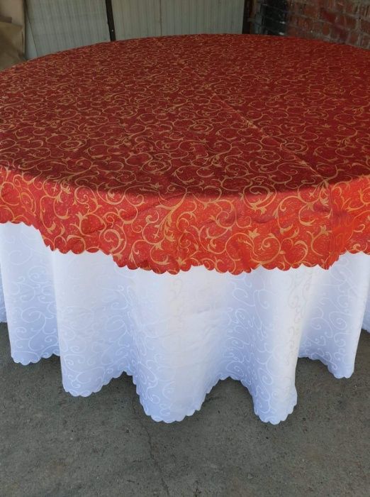 Capace, Fata (fete) de masa, rotunda, pentru sala de nunta, restaurant