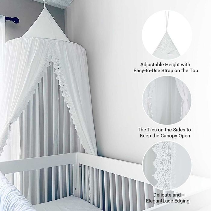 Baldachin OldPapa bebelusi patut. material Premium