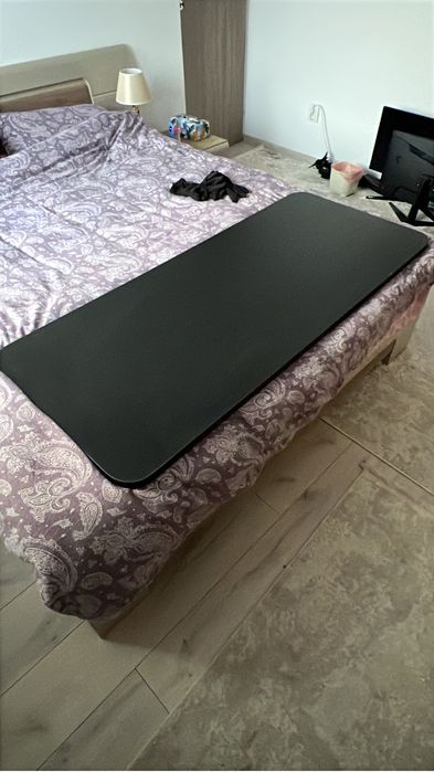 Blat birou PAL melaminat 1400x600x25 mm negru mat