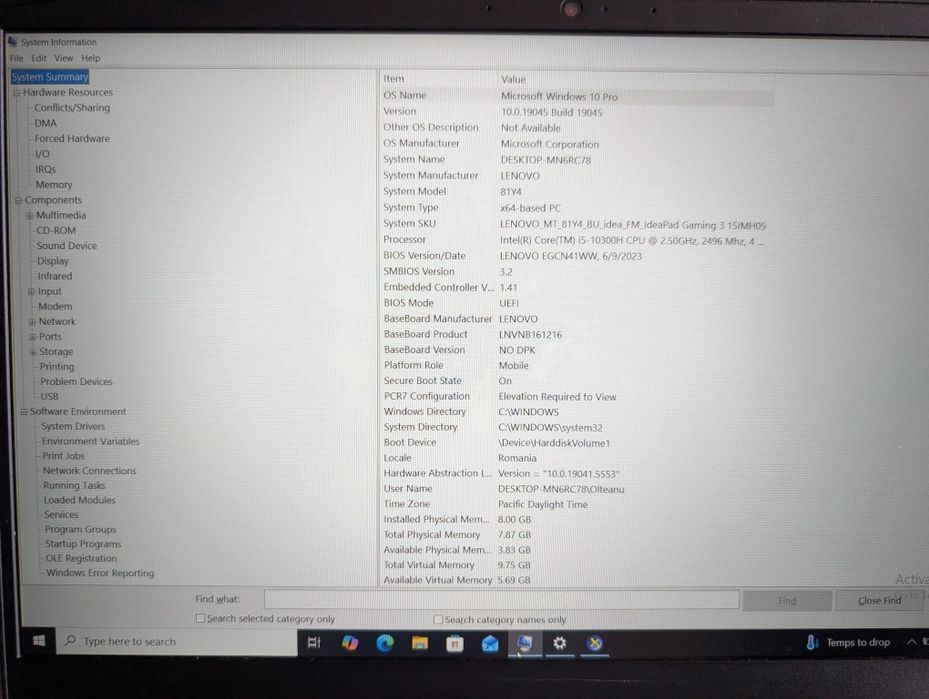 Laptop Gaming Lenovo IdeaPad 3