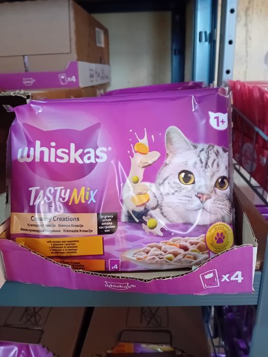 Мокра храна за котки Уискас 4бр