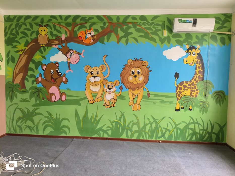 Devorga rasm chizish qarshi  maktab