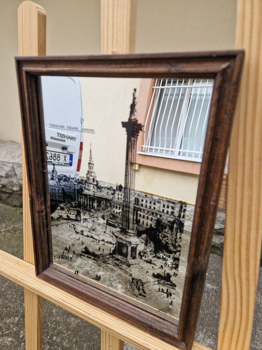 Страхотно антикварно рекламно огледало