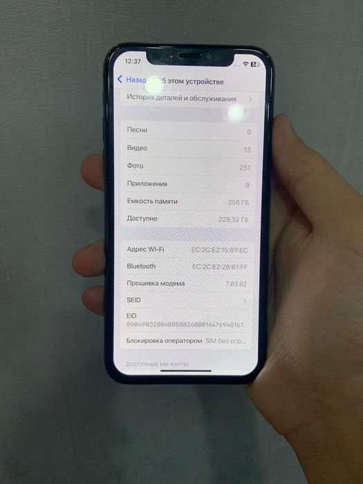 Iphone XS 256GB.