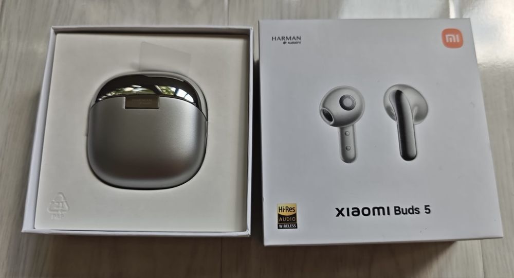 Xiaomi Buds 5 Wireless, Titan Gray, în stare excelentă
