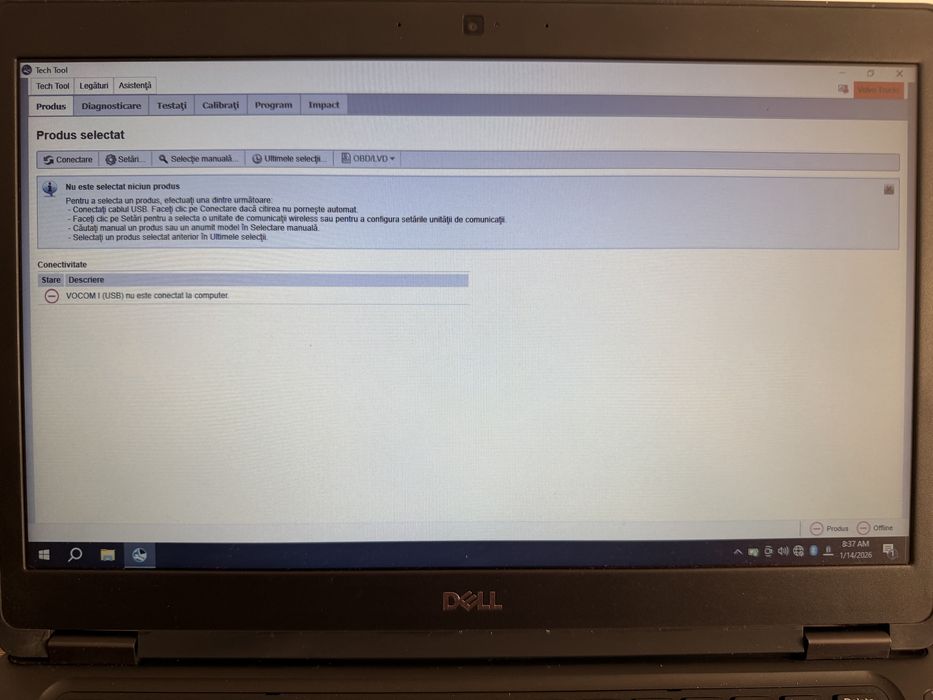 Tester Volvo VOCOM Camioane+Laptop Dell 5490 cu PTT 2.8.241, Impact Ro
