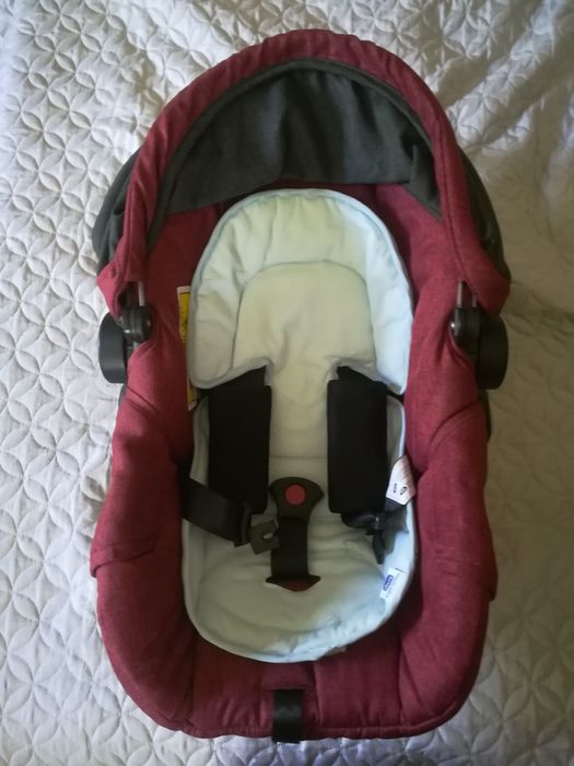 Количка 2в1 Lorelli Premium Red&black с подарък анатомична стелка