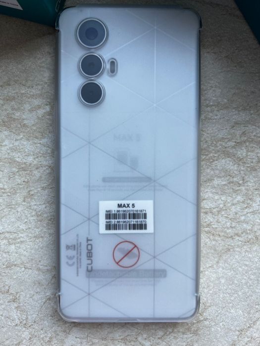 Telefon CUBOT MAX 5, 12GB RAM/ 256GB, 5G. NOU in cutie