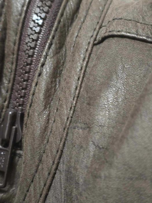 Мъжко кожено манто-като ново!