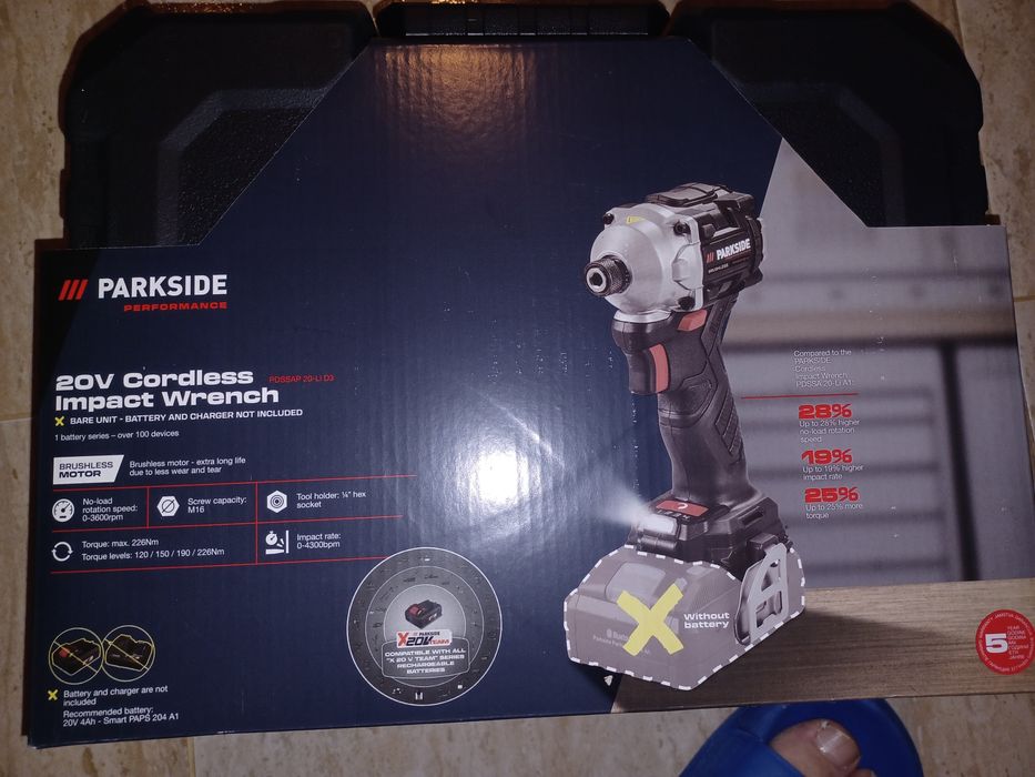 Vând autofiletanta impact parkside