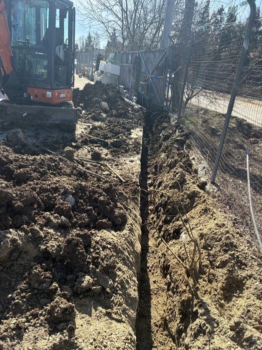 Miniexcavator inchirieri sapaturi