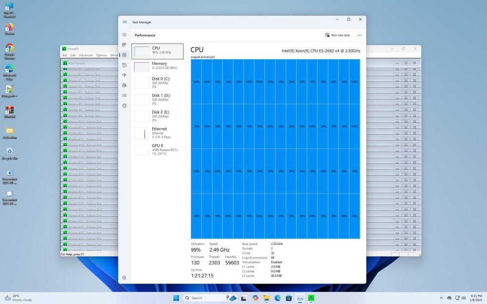 Kit server dual xeon X99 (similar i7 sau i9) + doua coolere