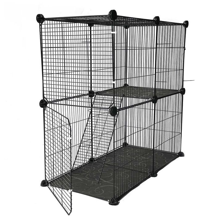 Модулна клетка от сглобяеми метални елементи за домашни любимци